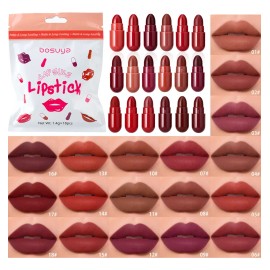 Set De Pintalabios Mate De 18 Colores, Minicápsula, Gel De L