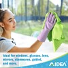 AIDEA Microfiber Glass Cleaning Cloth, 8PK, Premium Microfiber Glass and