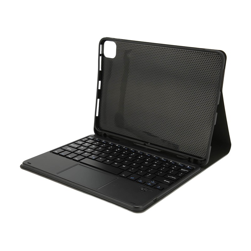 Tablet Keyboard Trackpad Magnetic Auto Sleep Kickstand Pencil Holder Wireless