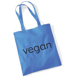 Bang Tidy Clothing Tote Bags For Women Vegan Printed Cotton Shopper Bag Gifts CBLUE