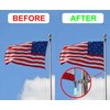Stainless Steel Flag Tether，Flag Weights for Bottom of Flag, Flag