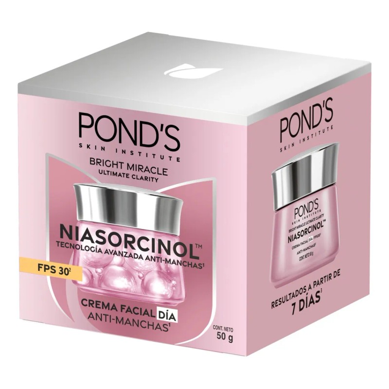 Pond's Bright Miracle Crema 50ml Fps30 Antimanchas Todo Tipo De