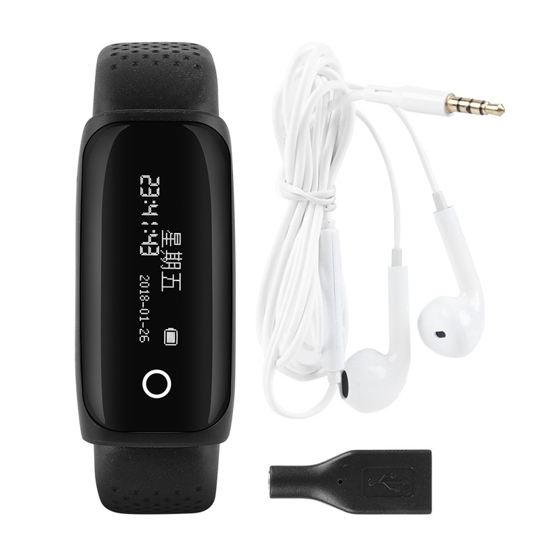 Portable Digital Voice Audio Recorder Smart Sports Bracelet 8G Flash