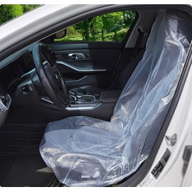 Pbwa Smile Seat Covers Disposable Vinyl Seat Covers for Cars Car Cure Seat Covers Disposable Seat Covers Cure Seat Covers (50)
