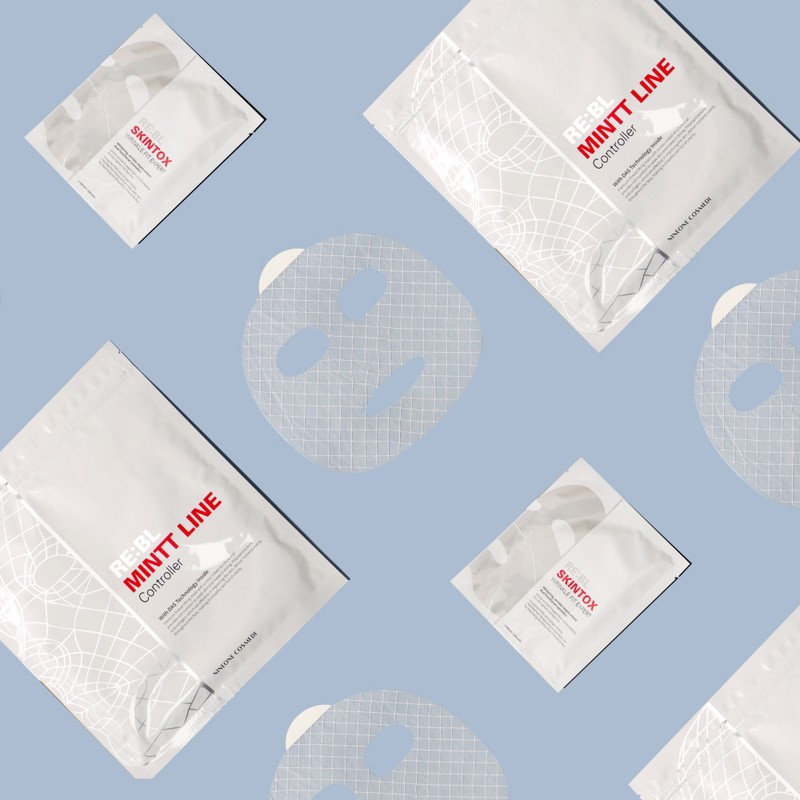 Ribble Lively Rebloom Mintsil 100 Mask Pack, Real Fit Program
