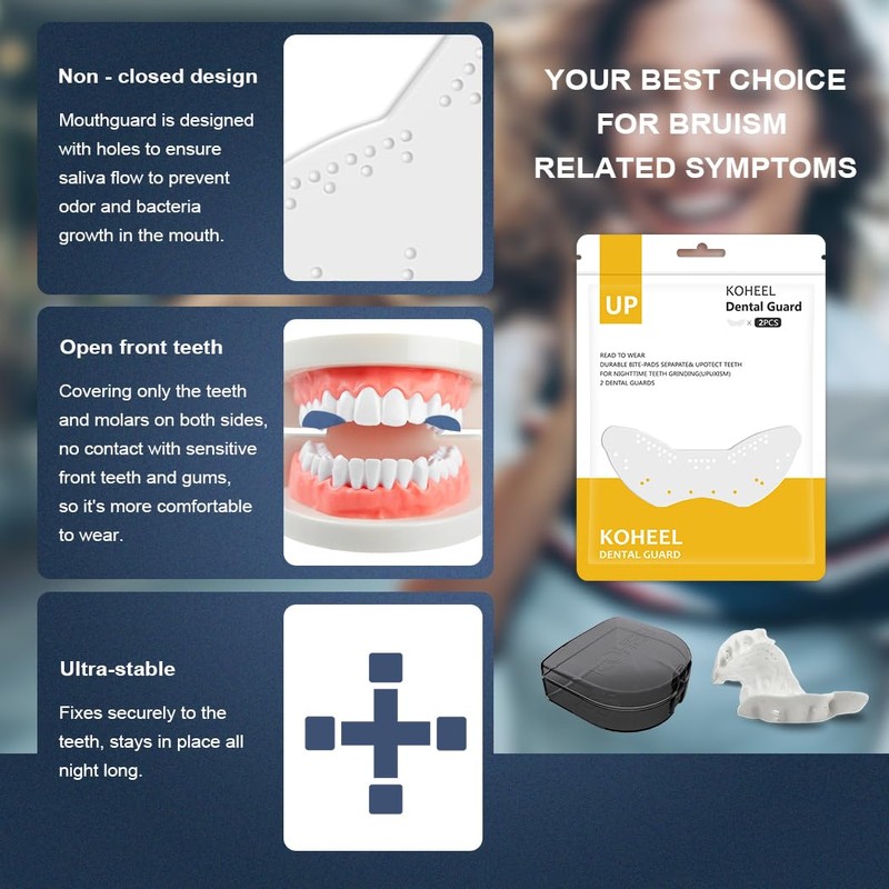 KOHEEL UP Light Bite Splint for Teeth Grinding, Grinding Splint