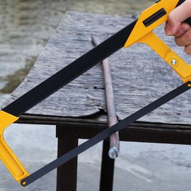 LEONTOOL 12 Inch Mini Hacksaw Blades Replacement for Metal Cutting, Hack Saw Assortment Hand Tools Replacement for Cutting Wood, PVC, Copper Tube, Iron Pipe, Stainless Steel, 10 Pack