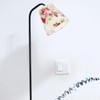 Generic Fabric Lampshade: Barrel Shape Lampshade - Simple Flower Pattern