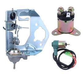 Haishine Auto Carburetor Choke Valve Bracket Solenoid Relay Kit for Honda GX390 Chinese 188F 4-Stroke Engine Motor Gasoline Generator, Durable Chainsaw Replacement Parts for Upgrade Your Chainsaw