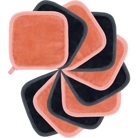 POLYTE Paño Desmaquillante Facial de Microfibra, 15.2x15.2 cm, 10 Pzas