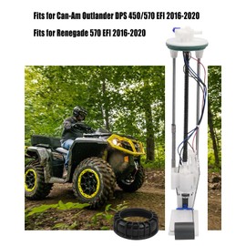 EMIHO Fuel Pump Assembly Fit for Can-Am Outlander DPS 450 570 EFL MAX LE STD XMR Renegade XMR 570 EFL 2015-2020, ATV Fuel Pump Replace 709000461, 47-1029