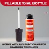 15ml Fillable Aluminum Touch Up Paint Bottles with Brush –