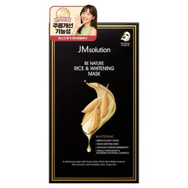 JM Solution B Nature Rice & Whitening Mask Pack, 1 Pack, 10 Packs / 제이엠솔루션 비 네이처 라이스 & 화이트닝 마스크 팩, 1개, 10개입