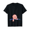Baby Peeking Out Shirt | Cute Infant On The Way