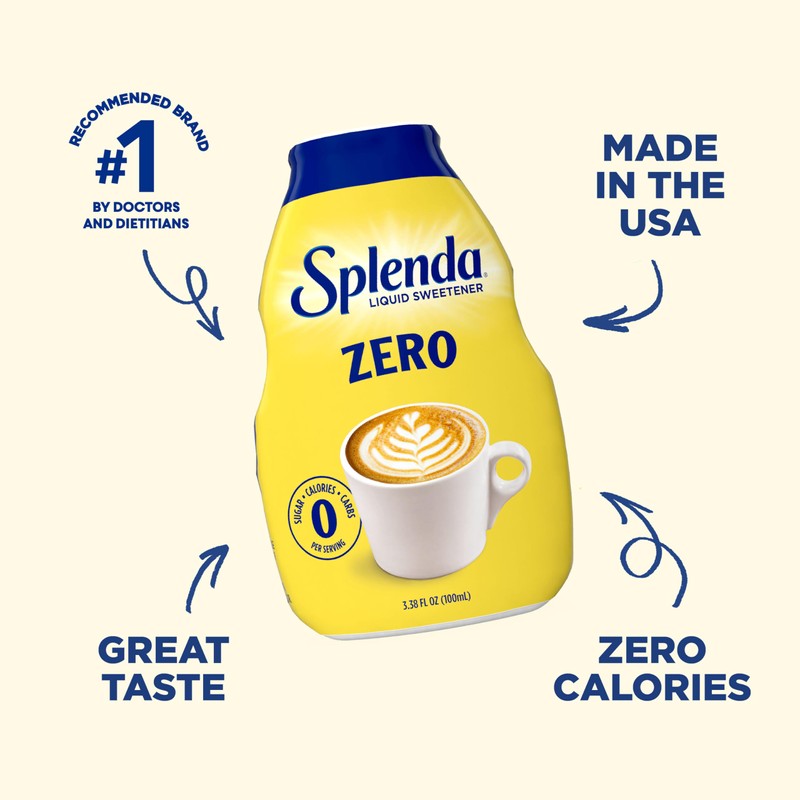 Splenda Liquid Zero Calorie Sweetener drops, 100ml (Pack of 1)