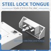 Smart Cabinet Lock, Electronic Cabinet Lock with Card, Hole-Free Invisible