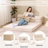 JUIKURY Folding Sofa Bed, Convertible Sleeper Chair with Pilow Foldable