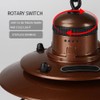 Outdoor Camping Lantern Portable Retro Camping Tent Light USB Rechargeable