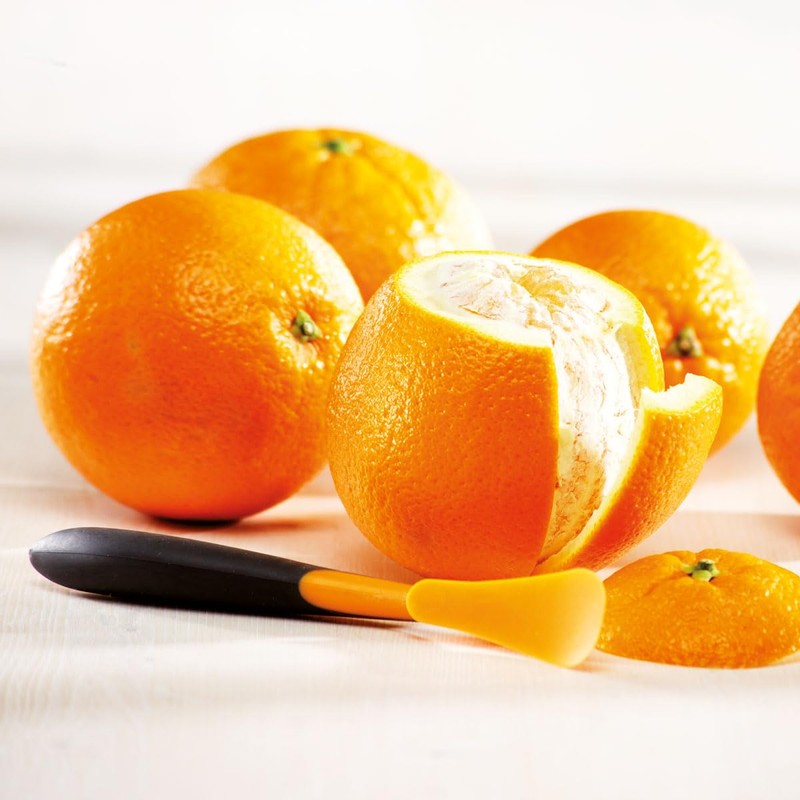 Lurch 510047 Orange Peeler with Nylon Blade for Easy Peeling