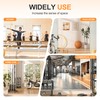 Hasipu Home Gym Mirror, 48"x24" Each, 3-Pack Frameless Wall Mounted