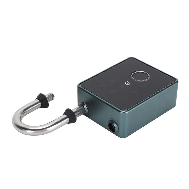 Smart Fingerprint Password Padlock Card APP Key Access Theft Proof