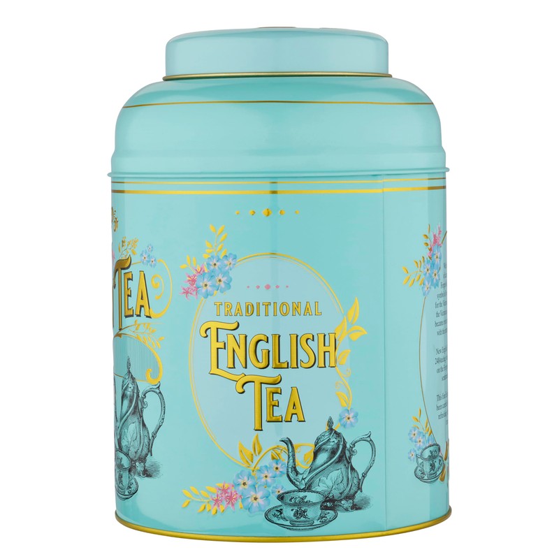 New English Teas Vintage Victorian Tea Tin with 240 English