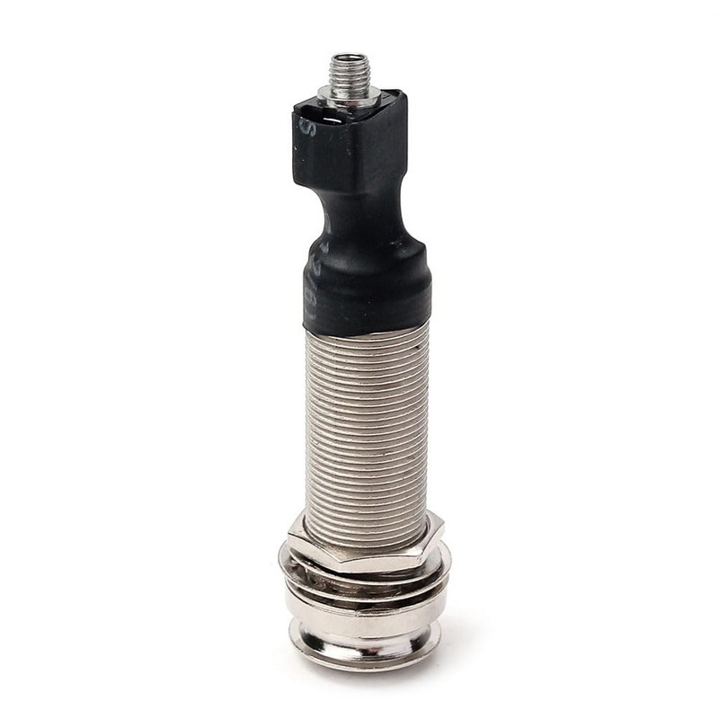 EXCEART End Pin Output Jack Guitar Stereo End Pin Brass