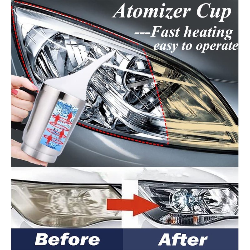 Headlight Restoration Car Headlight Lens Scratch Repair Polish Tool with