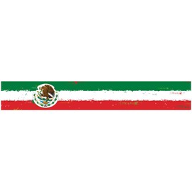 24" Vinyl Trim Mexico Mexican Flag Strip Sticker Decals Hood Bumper car