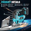 Cerycose Jigsaw Compatible With Makita 18V, Cordless jig saw tool