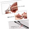 Silver Stainless Steel Nail Clippers Folding Practical Multifunctional Household Scissors
