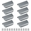 MOROBOR Finger Edge Pull, 8pcs Concealed Handle Modern Style Drawer