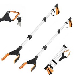 2-Pack Extra Long Grabber Reacher Tool, 43" Reacher Grabber Pickup Tool with Magnetic Tip, Trash Picker for Elderly Grab It Reaching Tool, Garbage Picker Upper, Litter Pick Up Grab