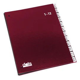 dots 44198-01 Dots Desk Organiser 1-12 Red