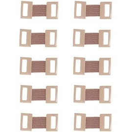 10Pcs Brown Elastic Bandage Clips Bandage Wrap Clips Stretch Metal Clips,for Ace Bandage Clips,Replaceable Wrap Clips Adhesive Bandages for Various Types Bandages Bandages and Bandaging Supplies