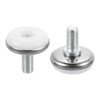 DTGN M8x15x30mm(DxLxOD) Screw on Furniture Glide Leveling Feet - 4Pack