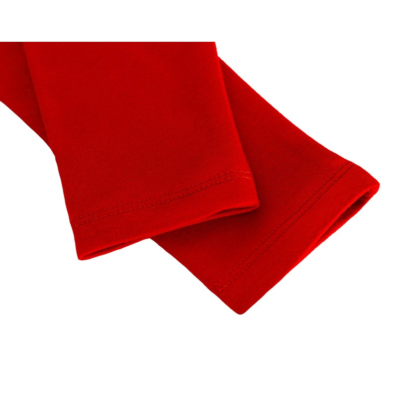 Lilax Girls' Basic Solid Full Length Cotton Soft Leggings (7,