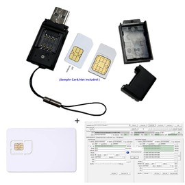XCRFID,pocketmate,lte ICCID IMSI SIM Card Reader Writer Programmer 2FF 3FF 4FF 2G 3G 4G Writbale SIM +5pcs SIM Blank Cards+SIM Personalize Tool