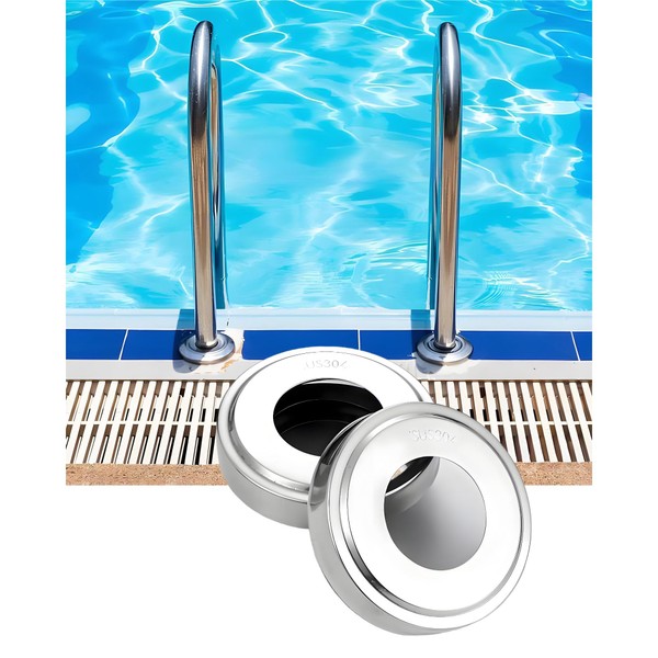 Pool Ladder Escutcheon Plates, Cover Plates & Trim Rings for
