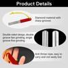 talNite Precision V-Groove Dart Sharpener - Compact, Slim Design for