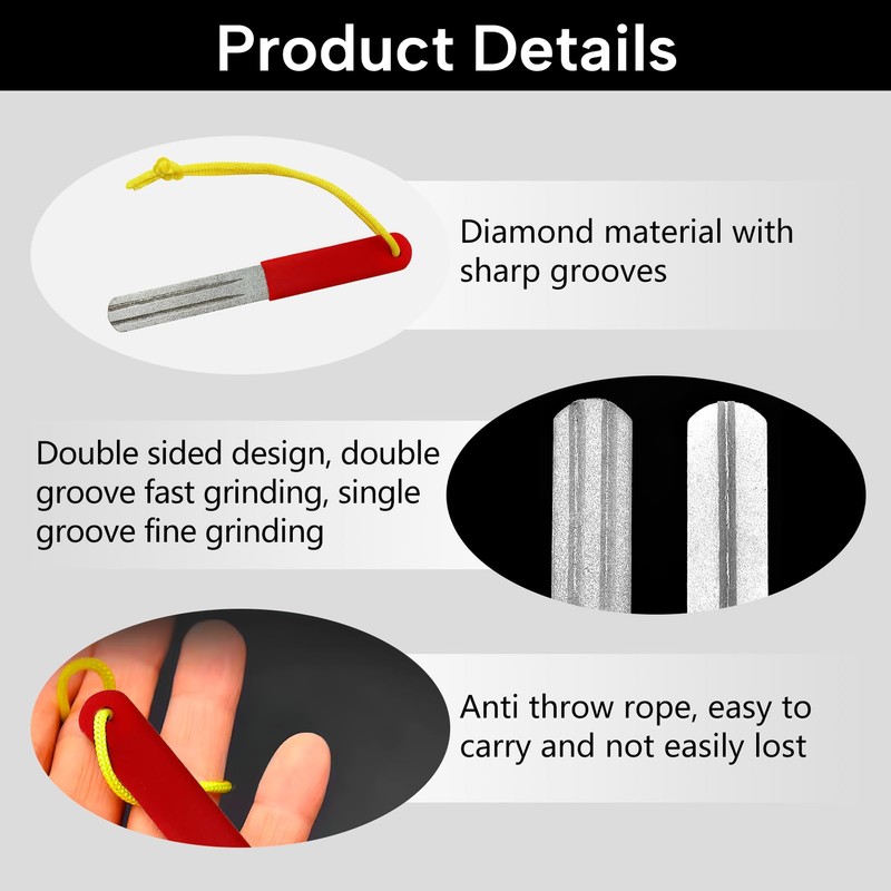 talNite Precision V-Groove Dart Sharpener - Compact, Slim Design for