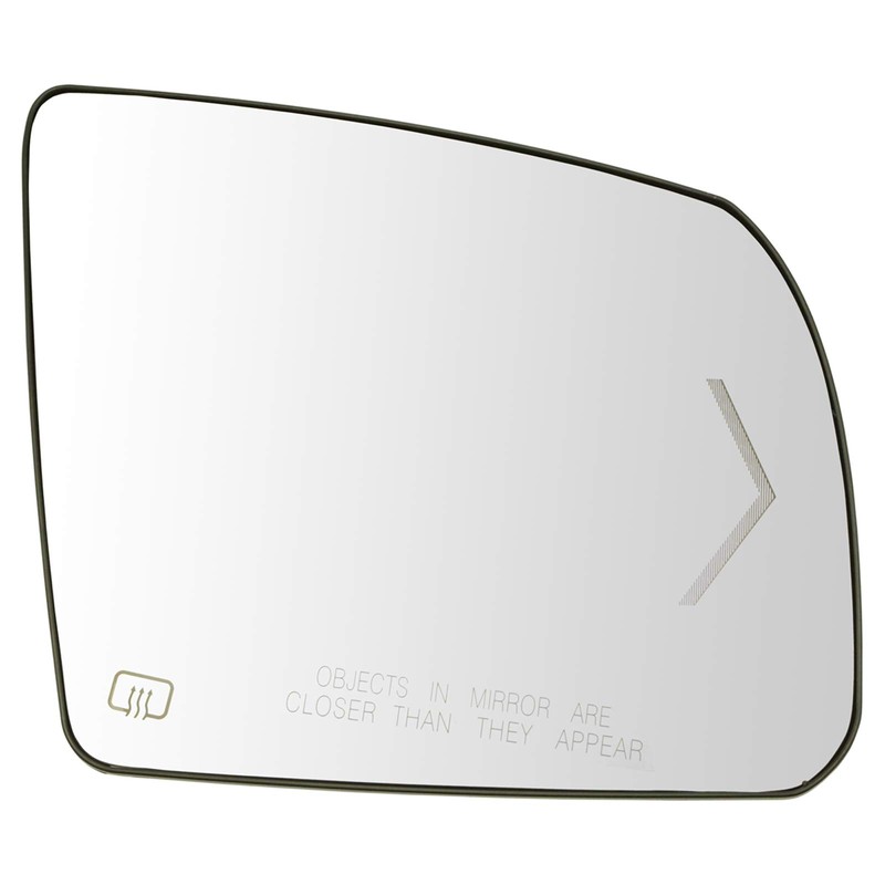 TRQ Side View Mirror Glass Assembly Turn Signal w/Backing Plate