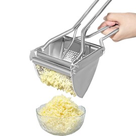 Potato Ricer, Potato Masher, Larger 22oz Heavy Duty Potato Ricer Stainless Steel Make Fluffy Mashed Potatoes, Comfort Handle Ricer For Mashed Potatoes for Baby Food, Fruit juices
