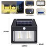 YZYOE Outdoor Lighting Solar Dual Core Warm Light Wall Lamp，