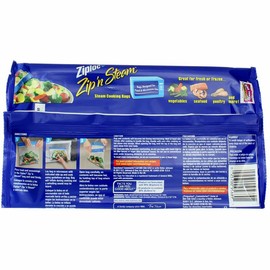 ZIPLOC Zip N STEAM Bag-Medium (Pack of 2)