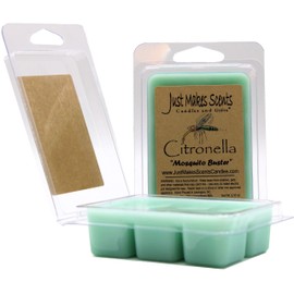 2 Pack - Citronella Scented Blended Soy Wax Melts | for Use Indoors | Made in The USA by Just Makes Scents Candles & Gifts