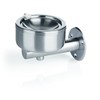 Ascher Wandaschenbecher Wandascher 12 cm, einfache Ausführung 18/0 mit Windfang