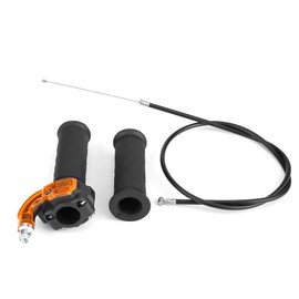 Throttle Grip, 1 Pair Motorcycle Accelerator, Electric Twist Speed Throttle Grip with Cable, Suitable for 22 mm Handlebars