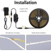 Onforu LED Light Strip,16.4ft Dimmable LED Tape Light, 6000K Daylight