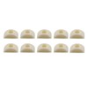 10 Pcs Half Moon Nuts, M6 Nylon Furniture Connector Nuts